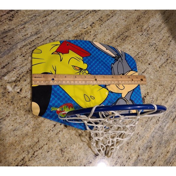 vintage 1996 Warner Brothers Space Jam Bugs Basketball Goal Net Hoop SPALDING - Picture 10 of 12